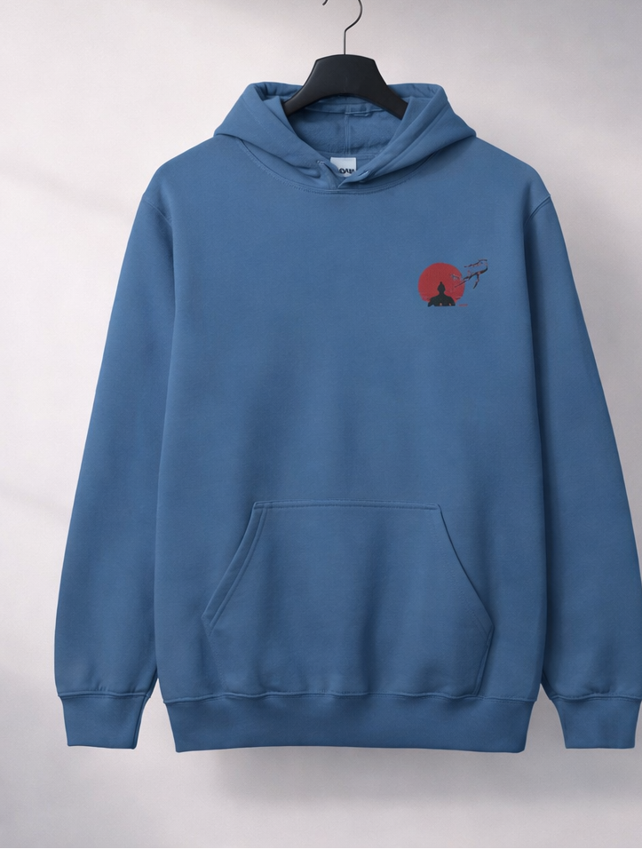 Hoodie unisexe à capuche – broderie discrète et message au dos, confort premium